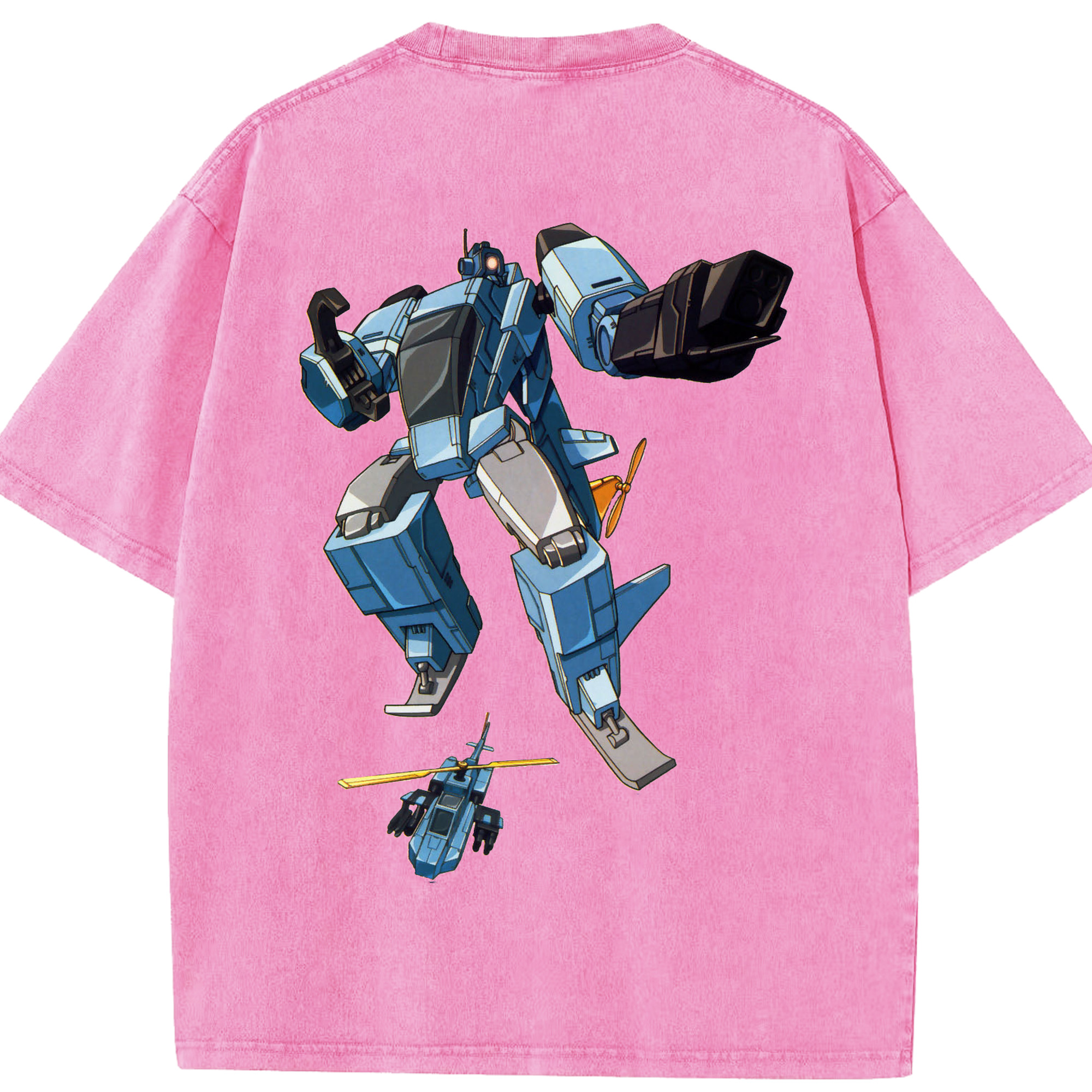 （画像用）  綿100% ヴィンテージ風 半袖Tシャツ（背面プリント）